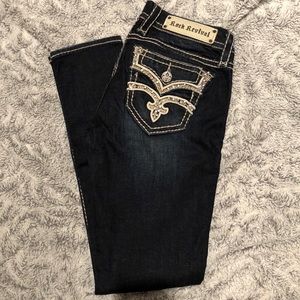 Rock Revival Dark Wash Skinnies